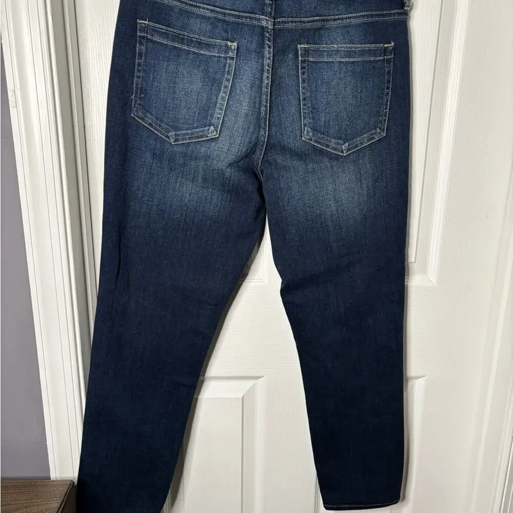Vince Camuto Dark Wash High Waist Straight Jeans 32/14